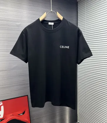 Celine T-Shirts for MEN Black/White #A47633