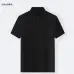 5Chanel T-Shirts Polo for man mercerized Black/White  #A46593
