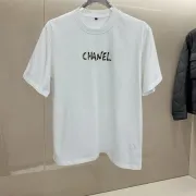 Chanel T-shirt  camellia flower Black/White #A46405