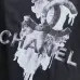 4Ch**el T-Shirts Black/White #A46975