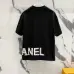 4Ch**el T-Shirts Black/White #A46978