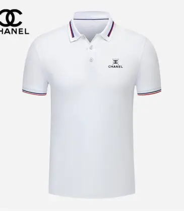 Ch**el T-Shirts Polo for man Solid Color Black/White/Red/Blue/Grey #A46592