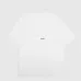 1Ch**el T-Shirts Solid Color Crew Neck Black/White #A46473