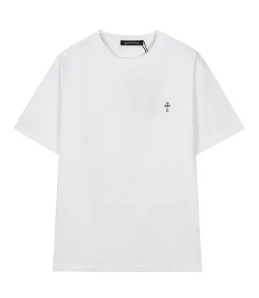Chrome Hearts T-shirt for MEN Black/White #A49404