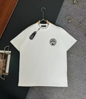 Chrome Hearts T-shirt for MEN Black/White #A50325