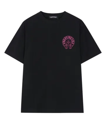 Chrome Hearts T-shirt for MEN Black/White #A50757