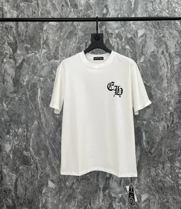 Chrome Hearts T-shirt for MEN Black/White #A50940