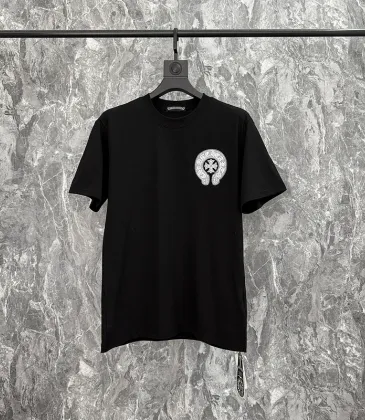 Chrome Hearts T-shirt for MEN Black/White #A50942