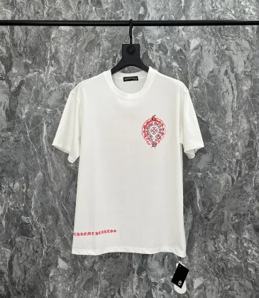 Chrome Hearts T-shirt for MEN Black/White #A50943