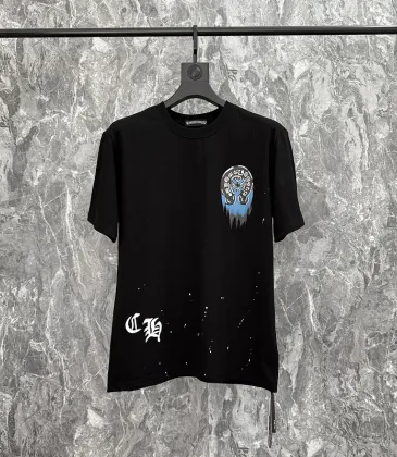 Chrome Hearts T-shirt for MEN Black/White #A50944