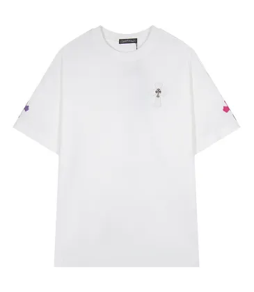 Chrome Hearts T-shirt for MEN Black/White #A51199
