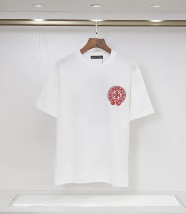 Chrome Hearts T-shirt for MEN Black/White #A51220