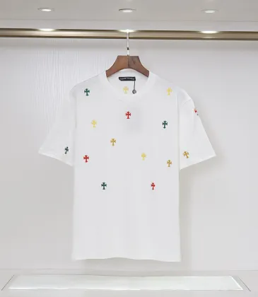 Chrome Hearts T-shirt for MEN Black/White #A51221