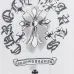 7Chrome Hearts T-shirt for MEN Hummingbird Mini X-logo Graphic Cotton Black/White #A48641