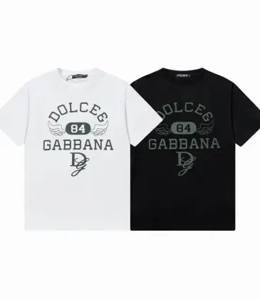 D&amp;G T-Shirts for MEN 84 Black/White #A47073