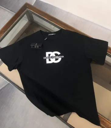 D&amp;G T-Shirts for MEN Black/White #A47080