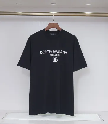 D&amp;G T-Shirts for MEN Black/White #A50039