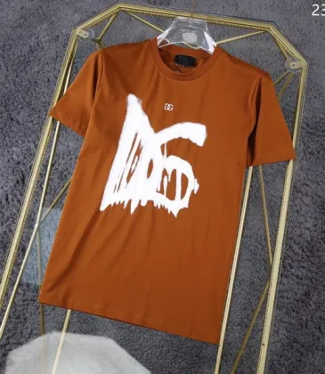 D&amp;G T-Shirts for MEN Black/White/Brown #A47082