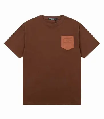 D&amp;G T-Shirts for MEN Brow/Black #A47068
