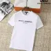 6D&amp;G T-Shirts for MEN Crew Neck Black/White/Grey/Dark Blue Printing logo letter  #A46470