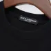 4D&amp;G T-Shirts for MEN Embroidered Cotton Tees White/Black #A48637