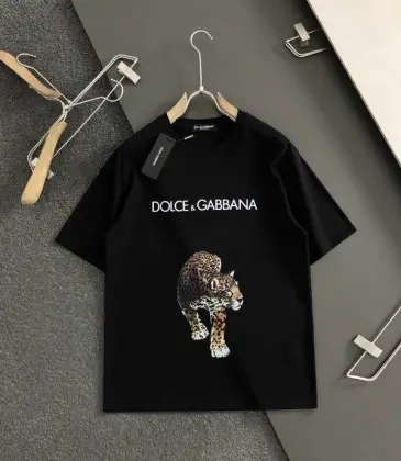 D&amp;G T-Shirts for MEN Leopard black #A47069