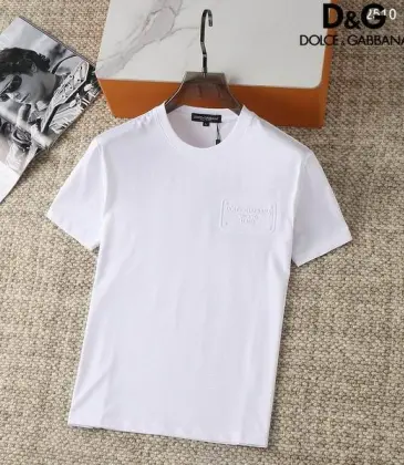 D&amp;G T-Shirts for MEN Solid Color Crew Neck #A46435