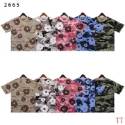 Denim Tears T-Shirts Camouflage cotton wreath short-sleeved S-XL  #A47464