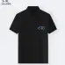 5Dior T-shirts Polo for men Mercerized Black/White  #A46607