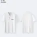 1Dior T-shirts Polo for men Mercerized Black/White  #A46607