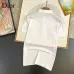 3Dior T-shirts Polo for men Solid Color Black/White #A46601