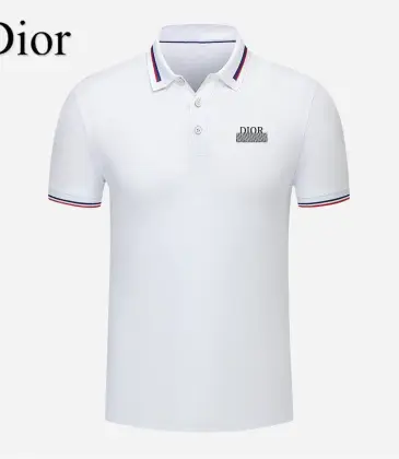 Dior T-shirts Polo for men Solid Color Black/White/Blue/Red/Grey #A46602