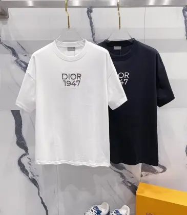 Dior T-shirts for men 1947 Black/White #A47021