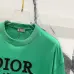25Dior T-shirts for men 1947 Black/White/Green #A47009