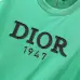 28Dior T-shirts for men 1947 Black/White/Green #A47009