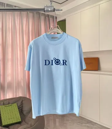 Dior T-shirts for men Black/Blue/Grey #A51445