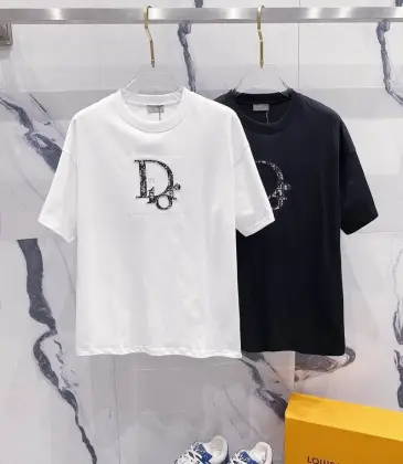 Dior T-shirts for men Black/White #A47013