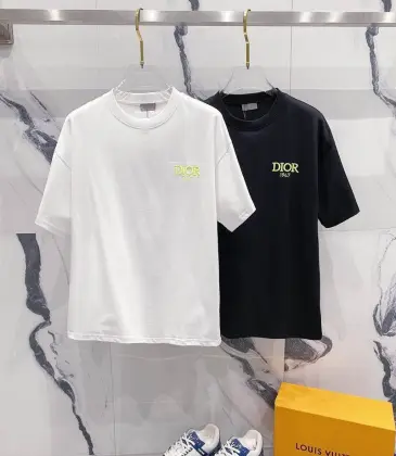 Dior T-shirts for men Black/White #A47014