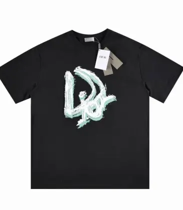 Dior T-shirts for men Black/White #A47040