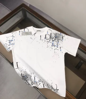 Dior T-shirts for men Black/White #A48463