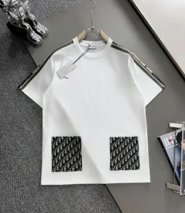 Dior T-shirts for men Black/White #A49799