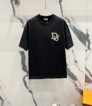Dior T-shirts for men Black/White #A50037