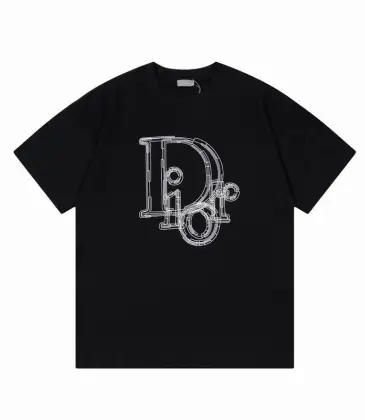 Dior T-shirts for men Black/White printing #A47049