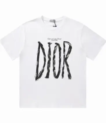 Dior T-shirts for men Black/White printing #A47052