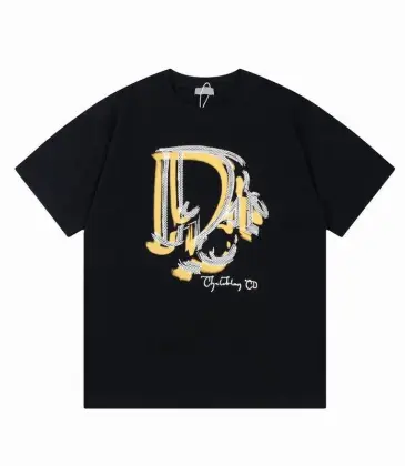 Dior T-shirts for men Black/White printing #A47053