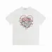 4Dior T-shirts for men Black/White printing #A47055
