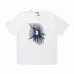 1Dior T-shirts for men Black/White printing #A47057