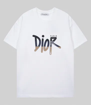 Dior T-shirts for men Black/White/Red #A50841