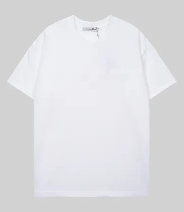 Dior T-shirts for men Black/White/Yellow #A50438
