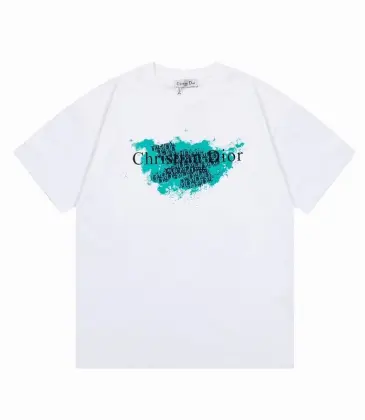 Dior T-shirts for men Christian Black/White #A47047